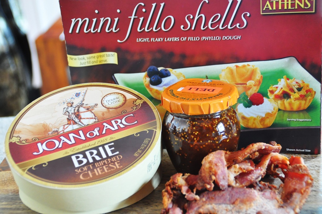 Brie Bacon and Mushroom Phyllo Cups - A Seasoned Greeting