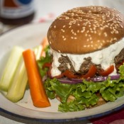 elk, Hamburger, Buffalo Wings, Blue Cheese, food, recipe, photography, tips, food styling,