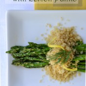 Dill Asparagus with Lemon Panko ©Rhonda Adkins 2013 www.thekitchenwitchblog.com