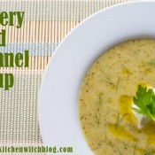 Roasted Celery and Fennel Soup www.thekitchenwitchblog.com