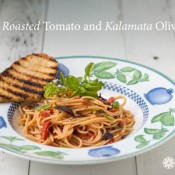 Roasted tomato and Kalamata Olive Pasta©RhondaAdkinsPhotography 2014